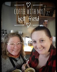 Best Friends having COFFEE!
