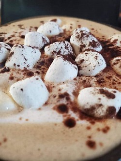 coffee with marshmellows